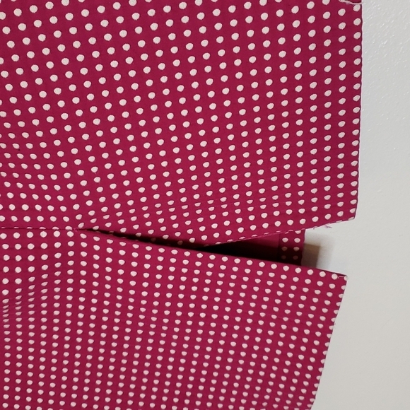 Ann Taylor Polka Dot Pencil Skirt All Season Office Business Casual Barbiecore - Picture 7 of 11